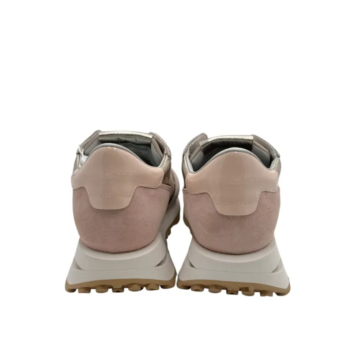 Sneakers Donna Philippe Model Tropez Haute In Camoscio Rosa cod. TKLD W018, foto 4 di 5