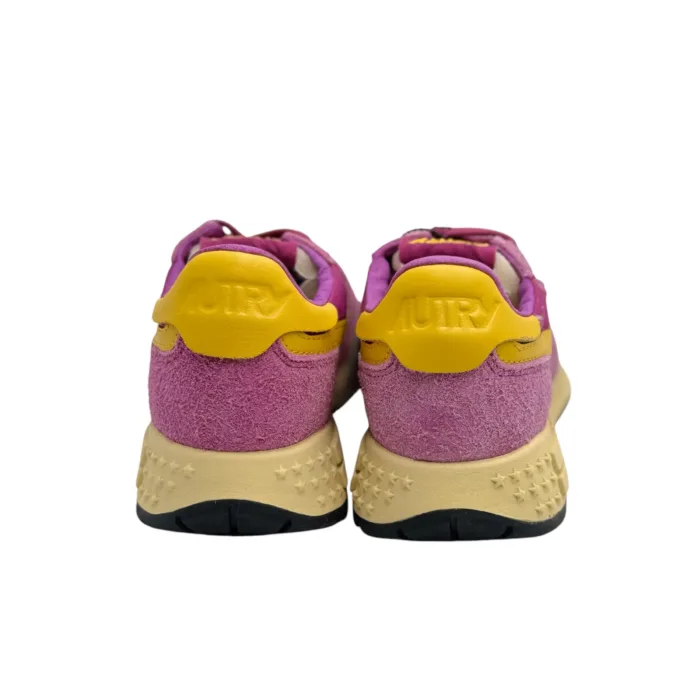 Sneaker Donna Autry Reelwind Low in Suede Purple e Dettagli Senape mod. WWLW UT04, foto 5 di 5