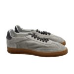 Sneakers Uomo Soldini In Pelle Scamosciata Grigia art. Akira