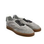 Sneakers Uomo Soldini In Pelle Scamosciata Grigia art. Akira - immagine 2