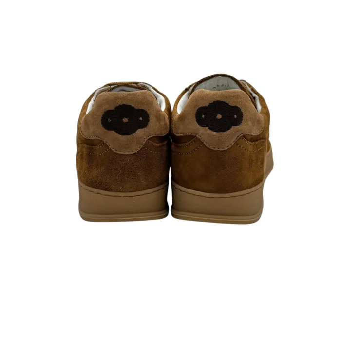Sneakers Uomo Soldini In Pelle Scamosciata Cuoio art. Akira, foto 5 di 5