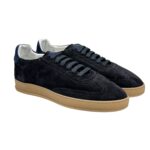 Sneakers Uomo Soldini In Pelle Scamosciata Blu art. Akira - immagine 2