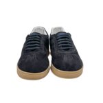 Sneakers Uomo Soldini In Pelle Scamosciata Blu art. Akira - immagine 3