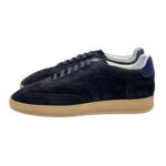 Sneakers Uomo Soldini In Pelle Scamosciata Blu art. Akira - immagine 4