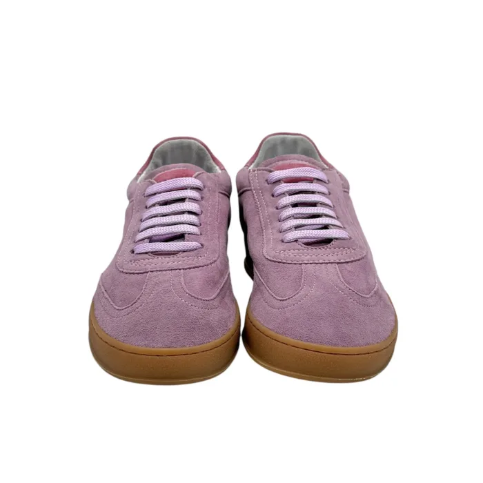 Sneakers Donna Soldini In Pelle Scamosciata Rosa art. Akira, foto 3 di 5