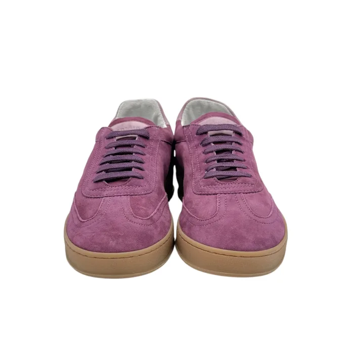 Sneakers Donna Soldini In Pelle Scamosciata Fucsia art. Akira, foto 3 di 5