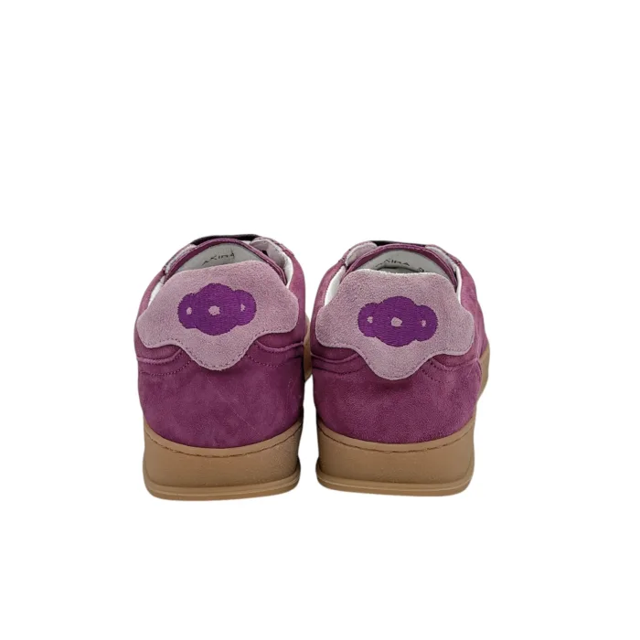 Sneakers Donna Soldini In Pelle Scamosciata Fucsia art. Akira, foto 5 di 5