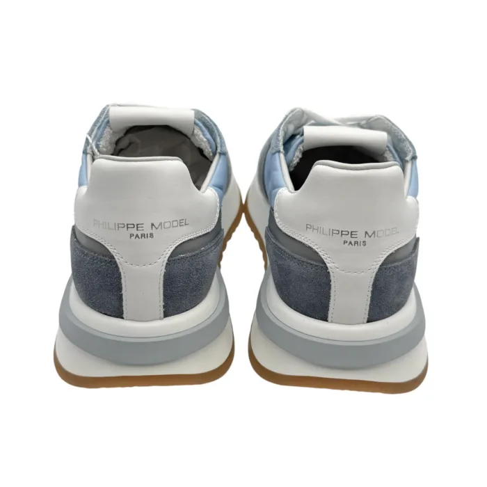 Sneakers Uomo Philippe Model Tropez 2.1 In Camoscio Azzurro cod. TYLU W058, foto 5 di 5