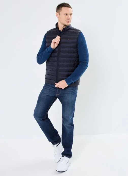 Gilet 100 Gr Uomo Tommy Hilfiger Blu art. MW0MW39989 DW5, foto 2 di 3