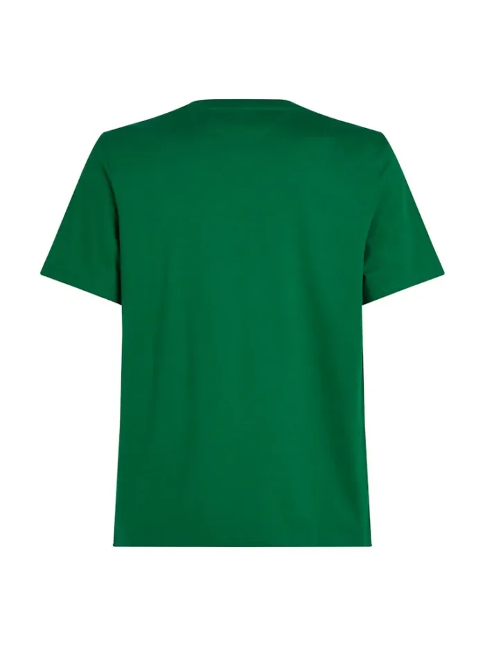 T-shirt Regular fit con Logo sul Petto Tommy Hilfiger Verde art. MW0MW38980 L4F, foto 2 di 2