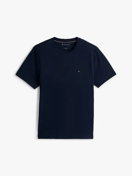 T-shirt Regular Fit in Maglia interlock Tommy Hilfiger Blu art. MW0MW37508 DW5