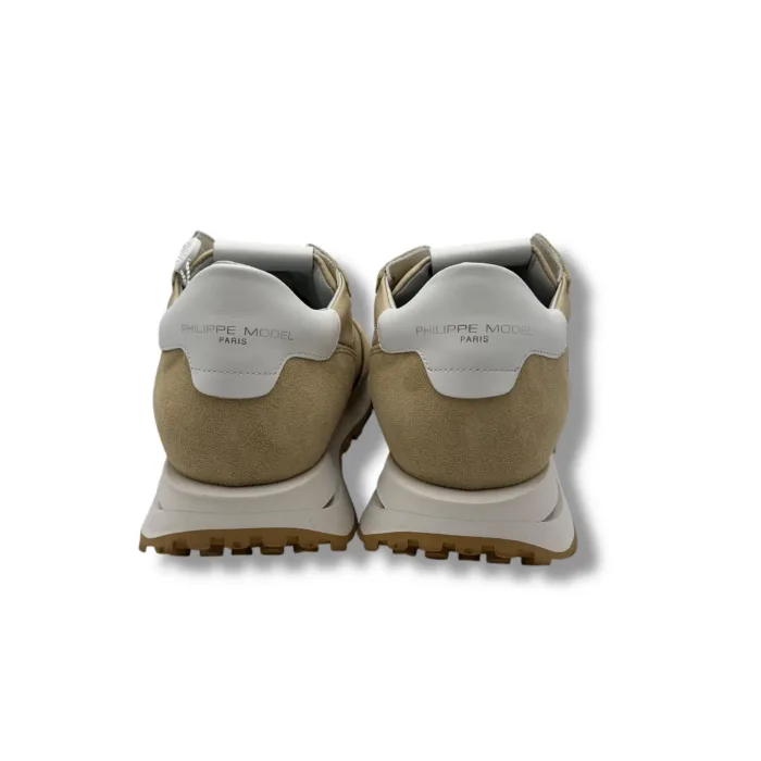 Sneakers Uomo Philippe Model Tropez Haute In Camoscio Beige cod. TKLU W019, foto 5 di 6