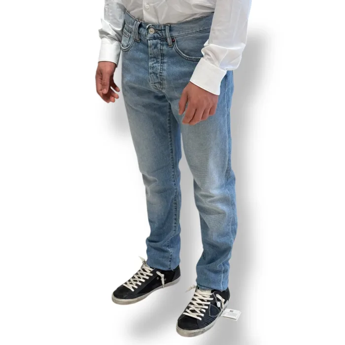 Jeans 5 Tasche Sky Blue Cycle art. Standard Comfort Regular Straight'90s Fit, foto 2 di 2