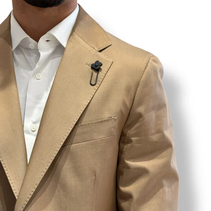 Abito Lardini in Cotone Cammello Art. ES802AE ESIF64407 420BE, foto 3 di 5