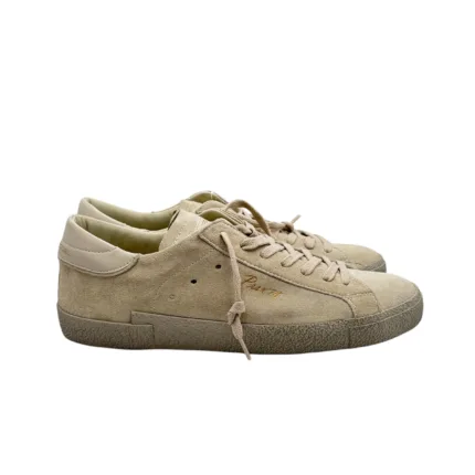 Sneakers Uomo Philippe Model Paris Prsx In Pelle Scamosciata Grigio Chiaro Fondo In Tinta art. PRLU DT02