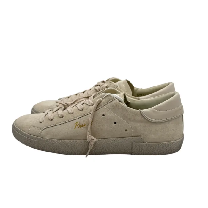 Sneakers Uomo Philippe Model Paris Prsx In Pelle Scamosciata Grigio Chiaro Fondo In Tinta art. PRLU DT02, foto 4 di 6