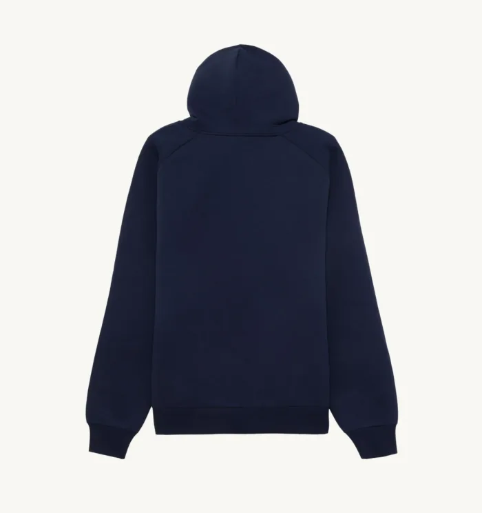 Felpa Giubbino con Zip e Cappuccio Uomo Autry Blu Tessuto Scuba art. JAPX 33RB, foto 2 di 3