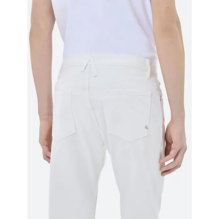 Jeans 5 Tasche Bianco Panna Cycle art. Standard Comfort Regular Straight'90s Fit, foto 4 di 5
