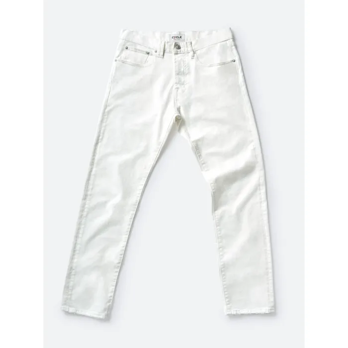 Jeans 5 Tasche Bianco Panna Cycle art. Standard Comfort Regular Straight'90s Fit, foto 5 di 5