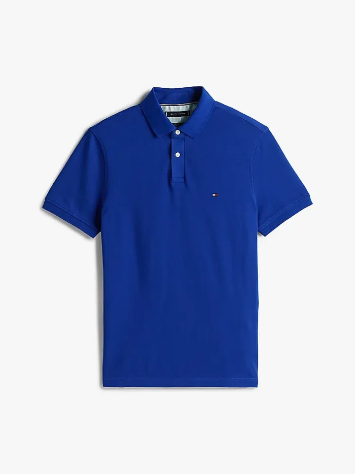 Polo 1985 Regular Fit Uomo Tommy Hilfiger Blu Elettrico art. MW0MW17770 D03, foto 1 di 2
