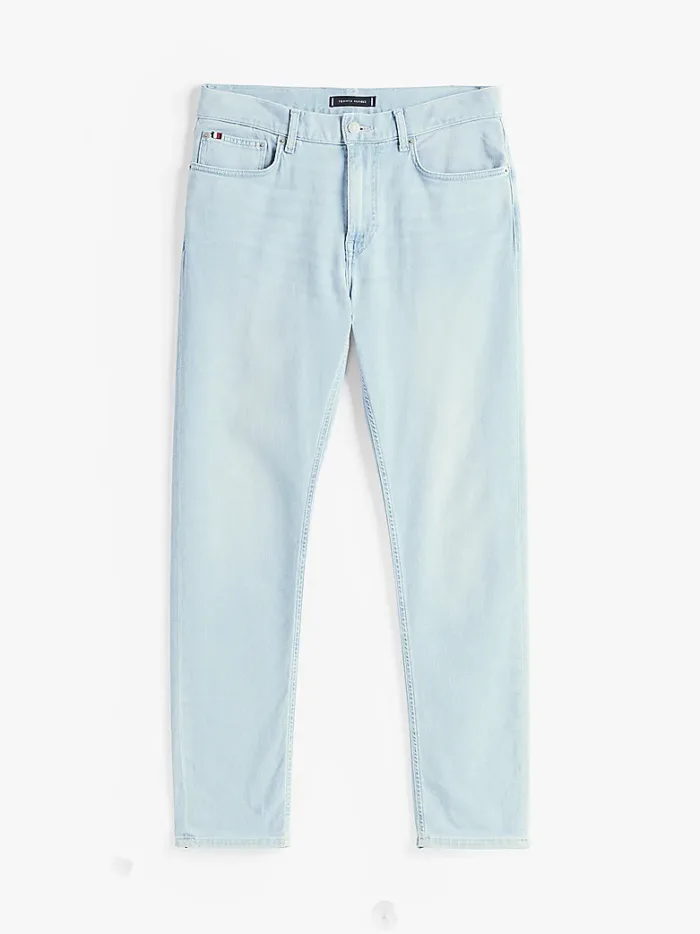 Jeans Slim Uomo Tommy Hilfiger Bleecker Lavaggio Chiaro art. MW0MW38827 1AF, foto 1 di 3