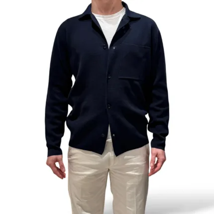 Overshirt in Cotone Filippo De Laurentiis Blu art CA0MLTOV CR12M 890