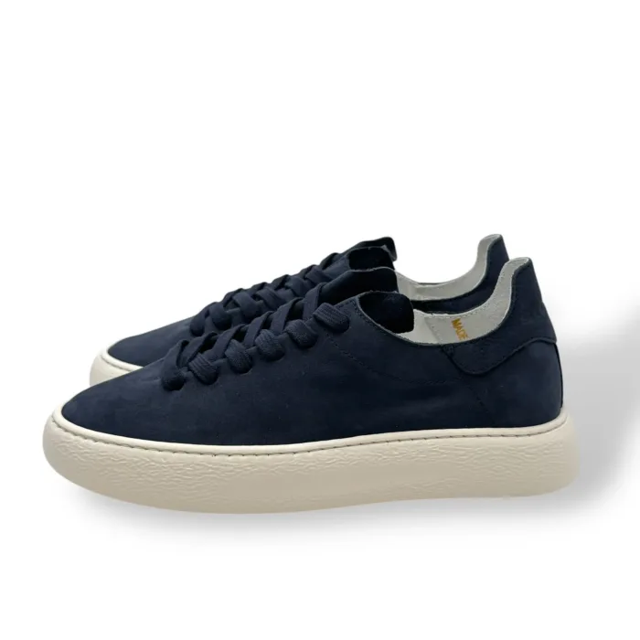 Sneakers Donna Stokton In Nakuck Blu Sfoderato art. 752-D, foto 4 di 5