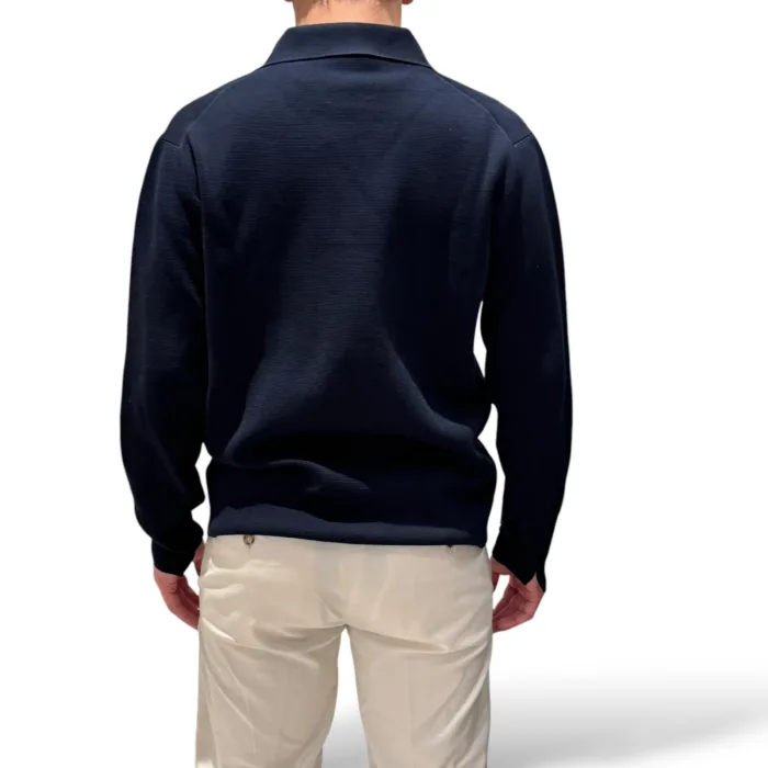 Overshirt in Cotone Filippo De Laurentiis Blu art CA0MLTOV CR12M 890, foto 3 di 3