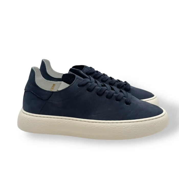 Sneakers Donna Stokton In Nakuck Blu Sfoderato art. 752-D, foto 1 di 5