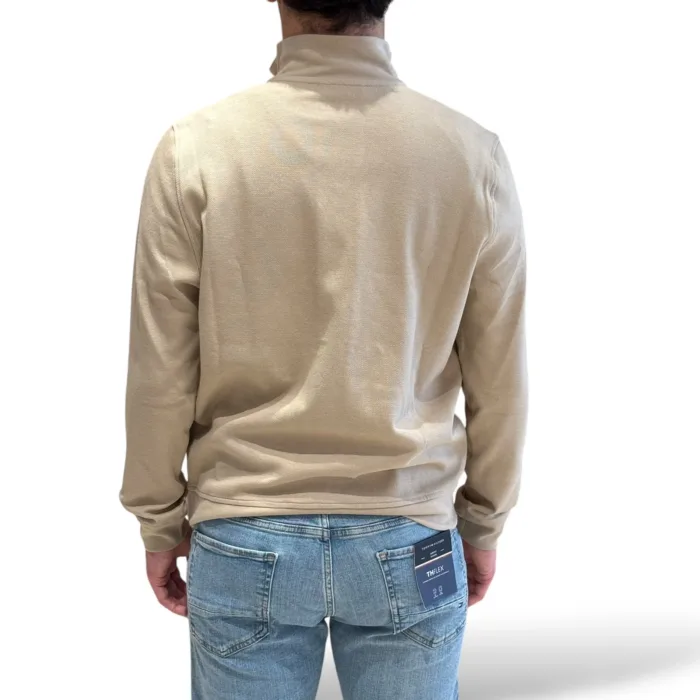 Cardigan Blouson in Cotone Filippo De Laurentiis Sabbia art BBMLT PIQDUB 030, foto 4 di 4