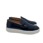 Mocassino Uomo Barrett In Pelle Spazzolata Blu Fondo Gomma cod. ONY-12888.20