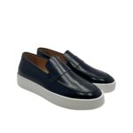 Mocassino Uomo Barrett In Pelle Spazzolata Blu Fondo Gomma cod. ONY-12888.20 - immagine 3