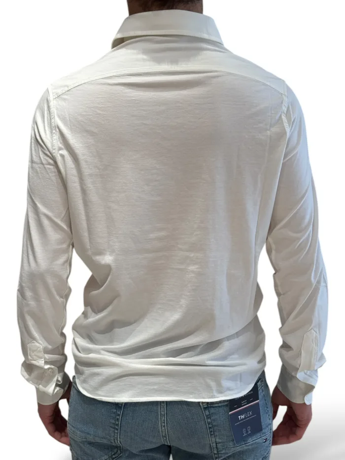 Camicia in Jersey Filippo De Laurentiis Bianco Ottico art CAMLBAS JERVIN U001, foto 3 di 3