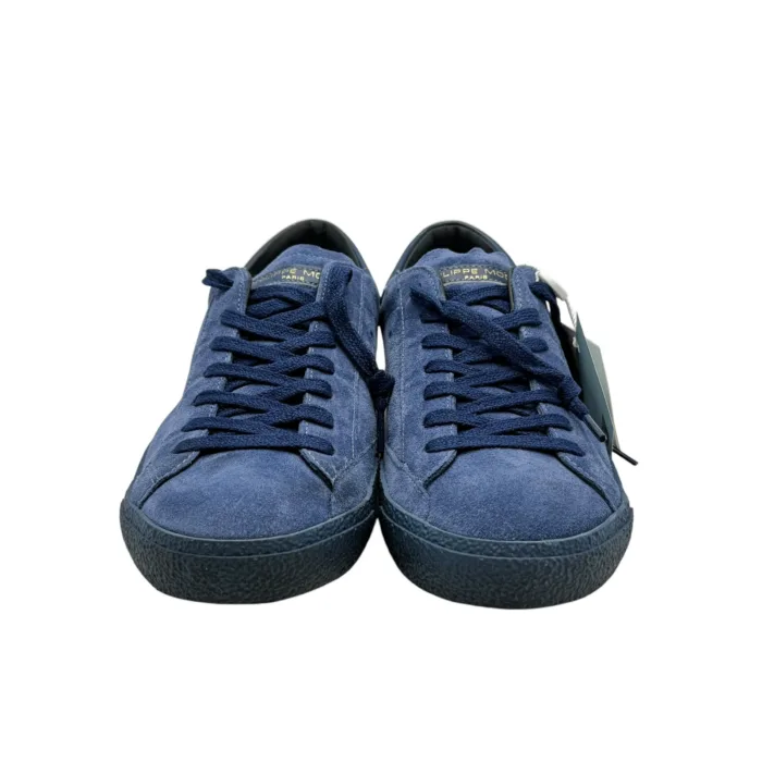 Sneakers Uomo Philippe Model Paris Prsx In Pelle Scamosciata Blu Fondo In Tinta art. PRLU DT01, foto 3 di 4