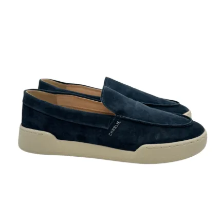 Mocassino Uomo Monoway in Camoscio Blu art. Charlie 21M