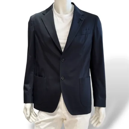 Giacca Lardini in Cotone Blu Art. ES6202E ESIF64402 850