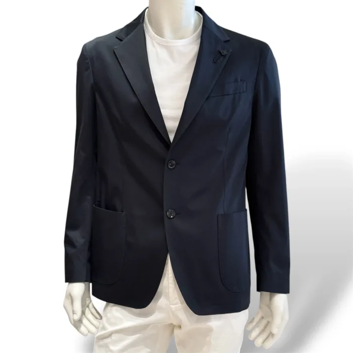 Giacca Lardini in Cotone Blu Art. ES6202E ESIF64402 850, foto 1 di 3
