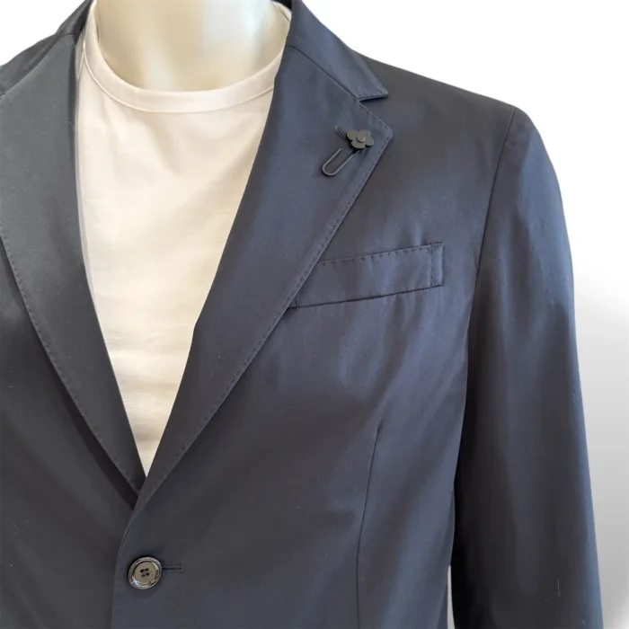 Giacca Lardini in Cotone Blu Art. ES6202E ESIF64402 850, foto 3 di 3