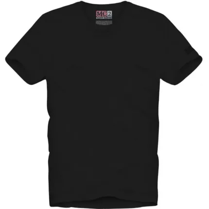 T-Shirt Uomo in Piquet Tecnico Mc2 Saint Barth Nera art. Calypso Piquet Tech 00 Black
