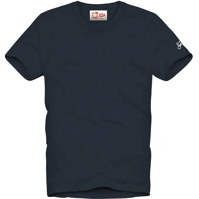 T-Shirt Uomo Mc2 Saint Barth Blu art. Dover L SB 61 Emb, foto 1 di 1