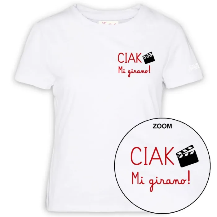 T-shirt Mc2 Saint Barth Bianca art. Emilie Ciak Girano 01N EMB, foto 1 di 1
