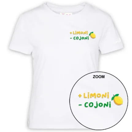 T-Shirt Donna Mc2 Saint Barth Bianca art. Emilie Limoni Cojoni 01N EMB