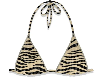 Costume Mc2 Saint Barth Triangolo Zebrato art. Leah Overlock Lurex Zebra Color 11
