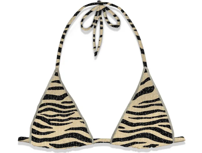 Costume Mc2 Saint Barth Triangolo Zebrato art. Leah Overlock Lurex Zebra Color 11, foto 1 di 1