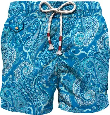 Costume Mc2 Saint Barth Blu Francia Art. Lighting 70 Paisley Draw 1756