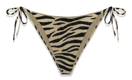 Costume Mc2 Saint Barth Brasiliana con Lacci Zebrata art. Marielle Overlock Lurex Zebra Color 11