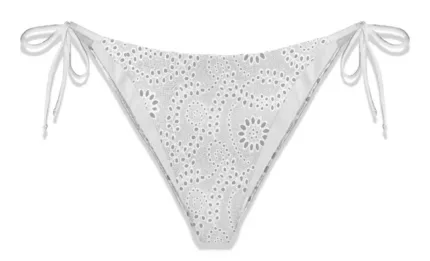 Brasiliana Donna in Cotone Mc2 Saint Barth Bianco art. Marielle Sunflower Embry 01