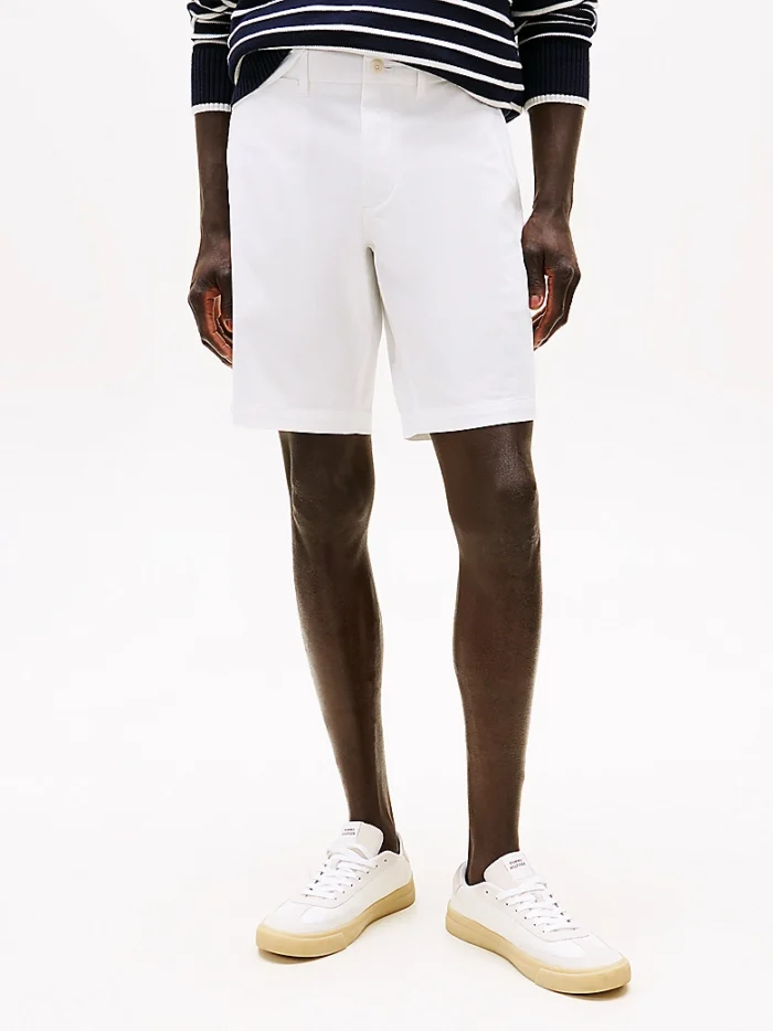 Bermuda Uomo Tommy Hilfiger color Bianco Brooklyn short 1985 art. MW0MW23563 YCF, foto 2 di 6