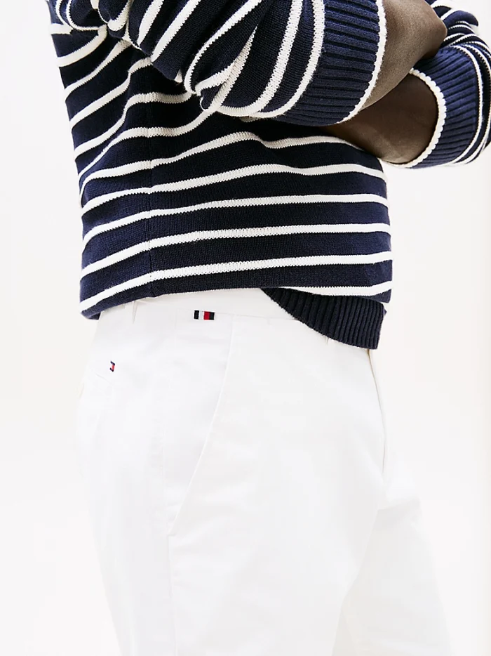 Bermuda Uomo Tommy Hilfiger color Bianco Brooklyn short 1985 art. MW0MW23563 YCF, foto 5 di 6
