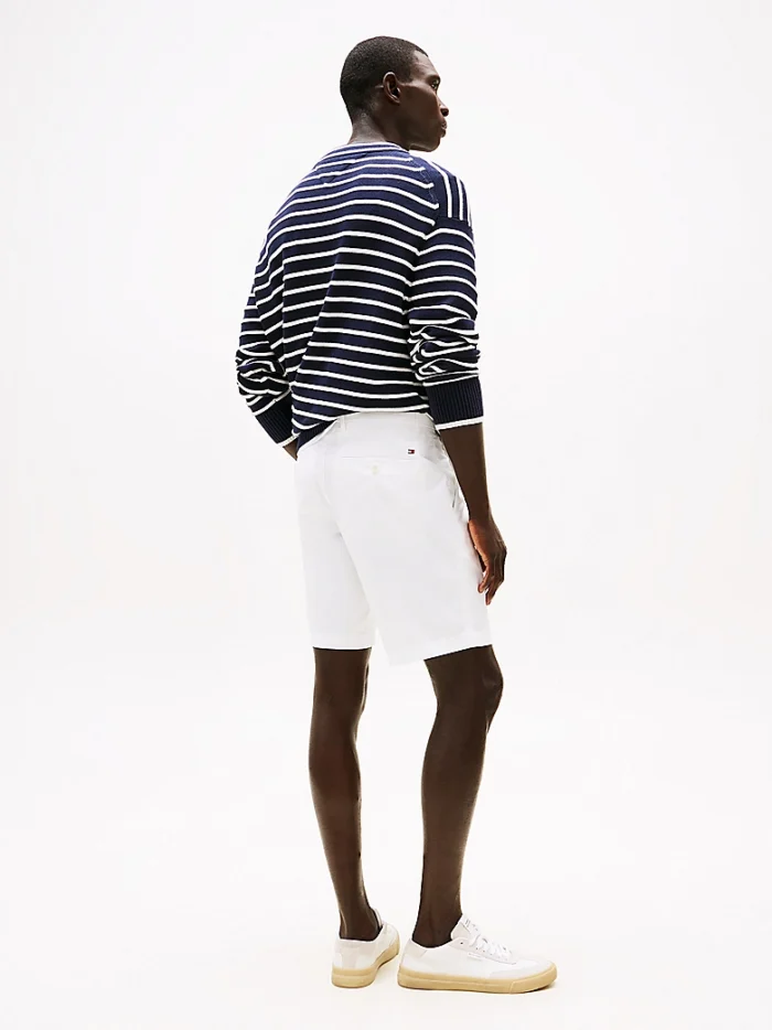 Bermuda Uomo Tommy Hilfiger color Bianco Brooklyn short 1985 art. MW0MW23563 YCF, foto 4 di 6